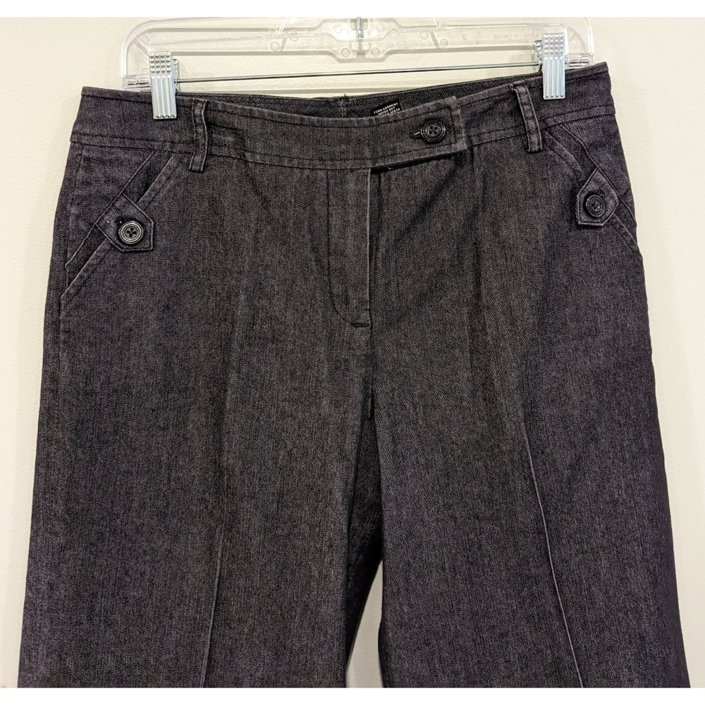 Sandro Sport Grey Straight Leg Pants Size 6 - Picture 4 of 4